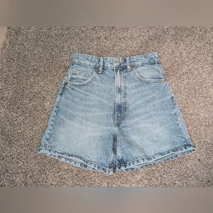Zara Blue Denim Women Shorts